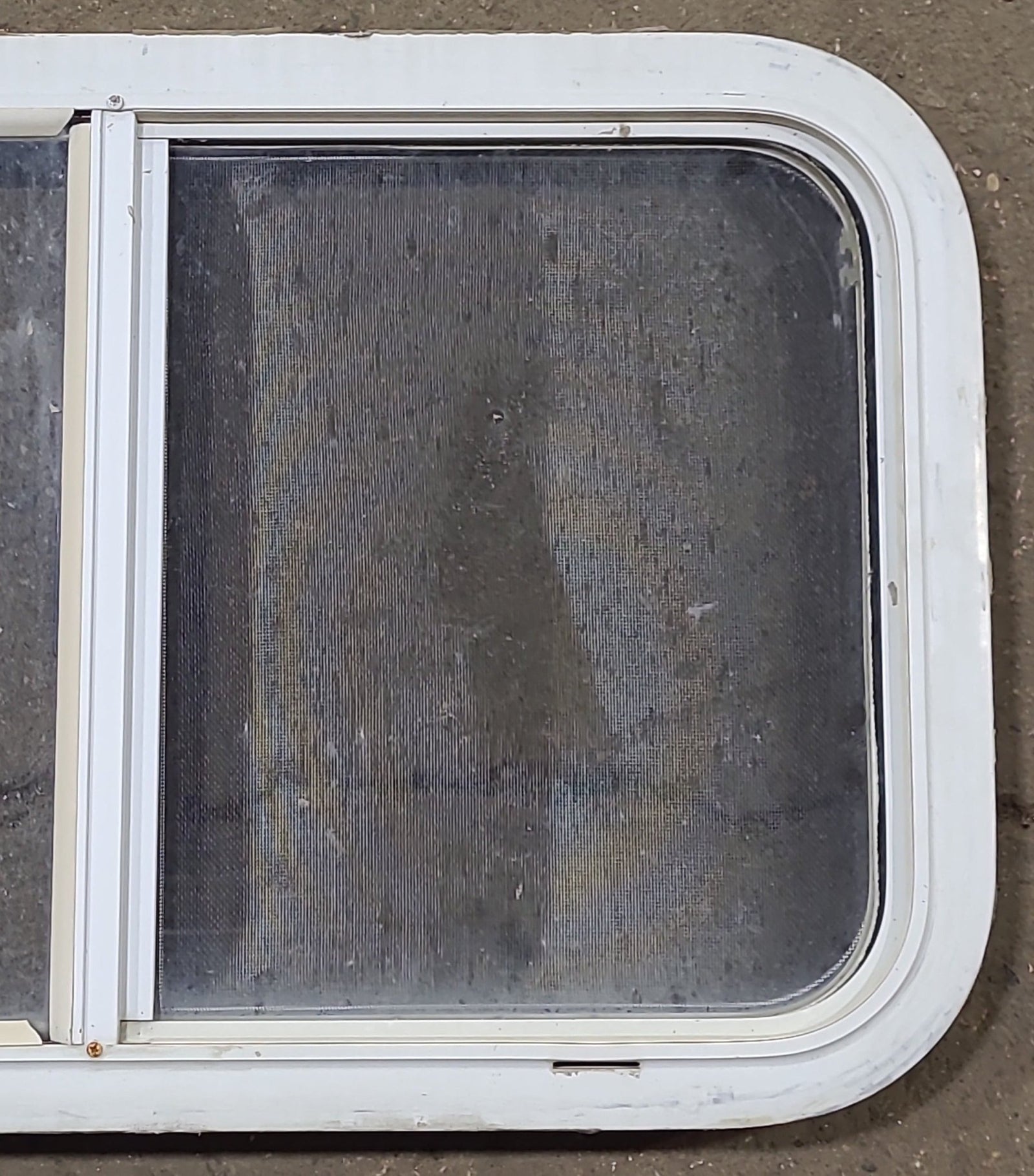 Used White Radius Opening Window : 29 1/2