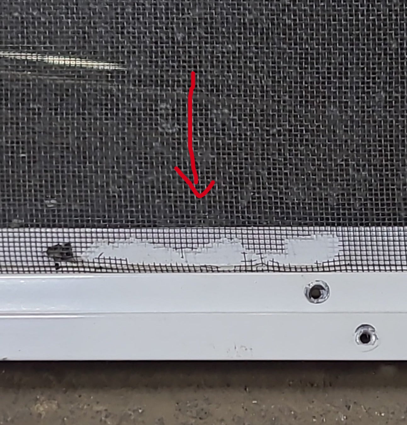 Used White Radius Opening Window : 30