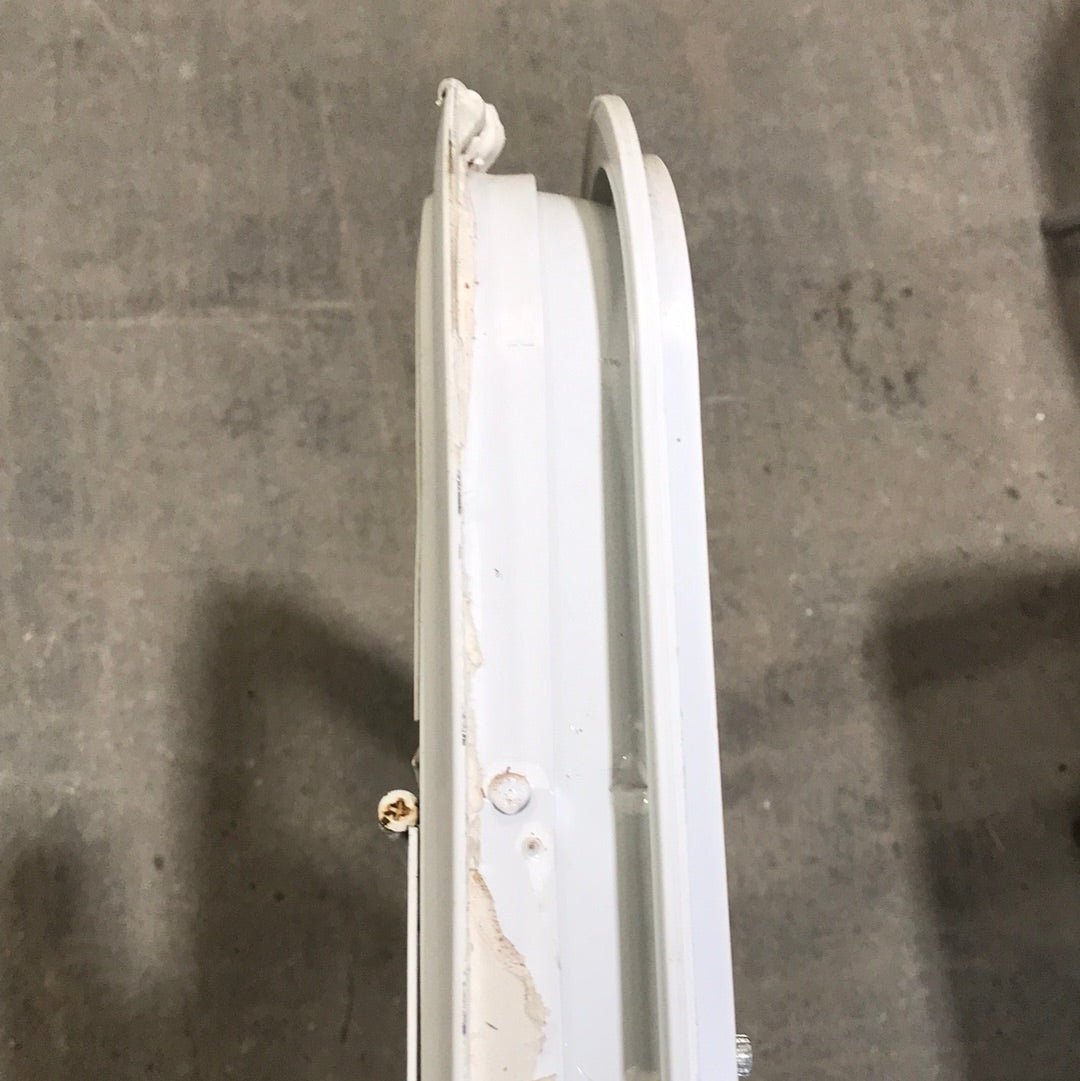 USED White Radius Opening Window : 35 1/2