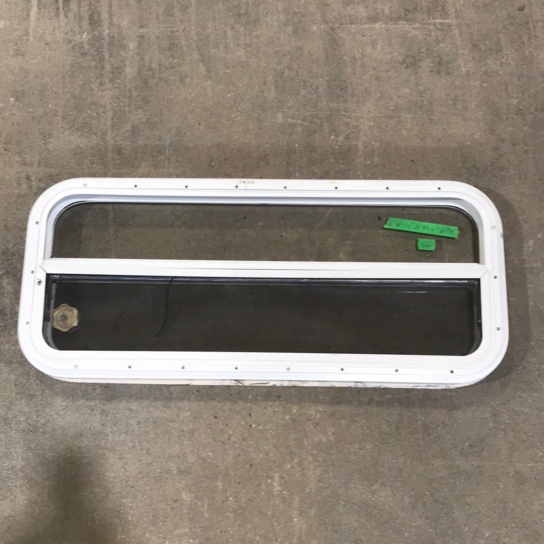 USED White Radius Opening Window : 35 1/2