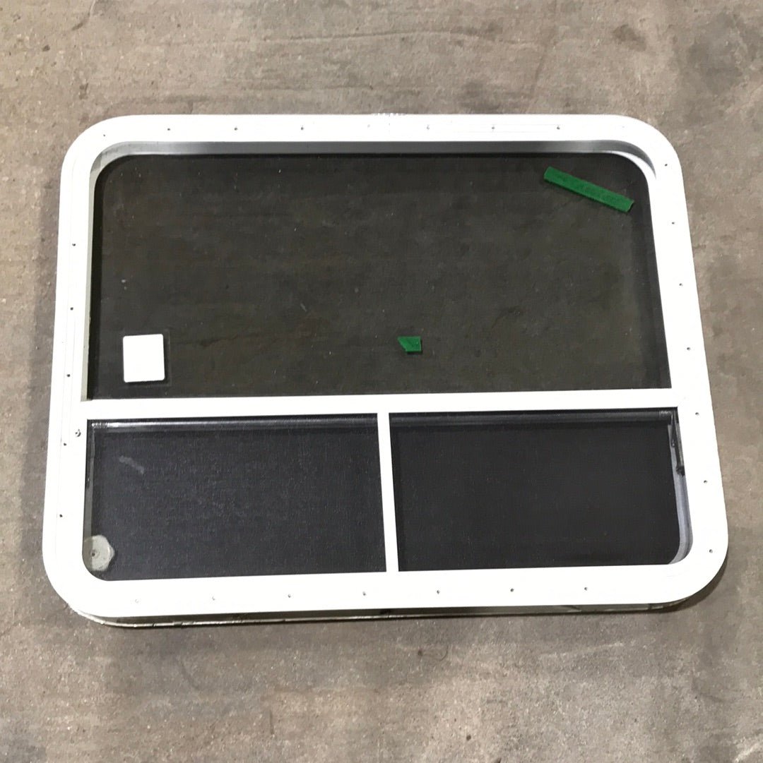 Used White Radius Opening Window : 35 1/2