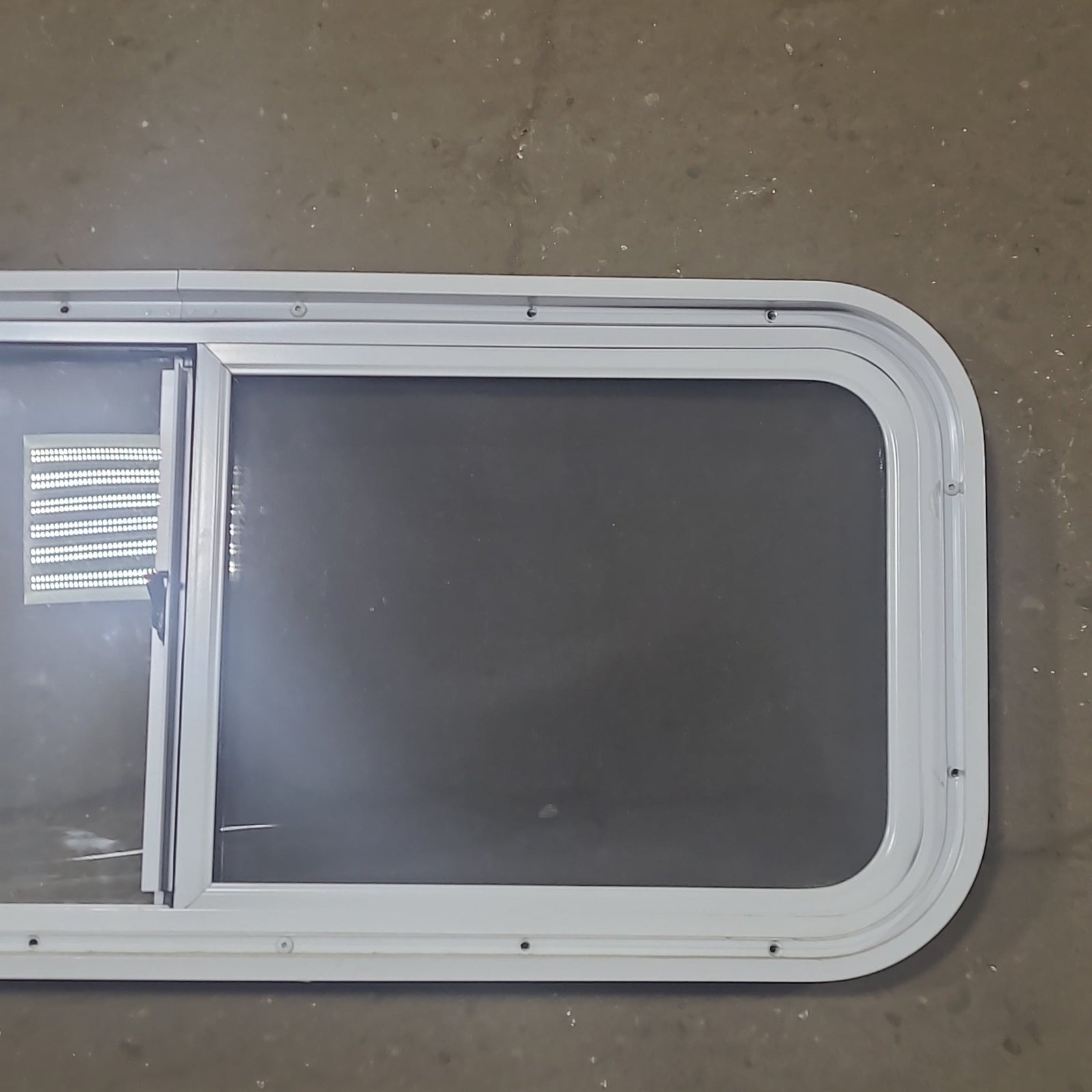 Used White Radius Opening Window : 36 1/4