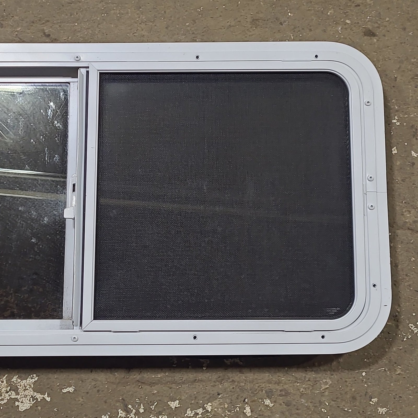 Used White Radius Opening Window : 36 1/4