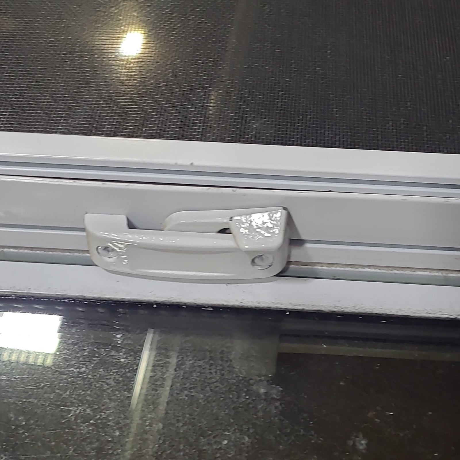 Used White Radius Opening Window : 36 1/4