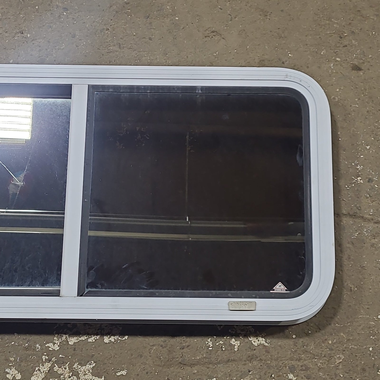 Used White Radius Opening Window : 36 1/4