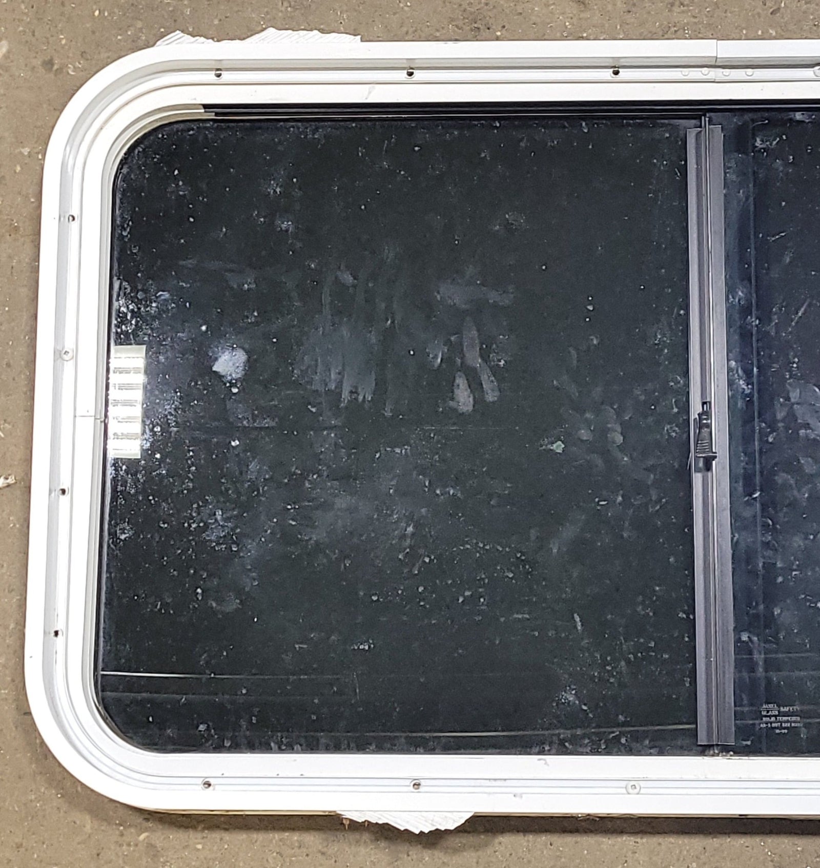 Used White Radius Opening Window : 36 1/4