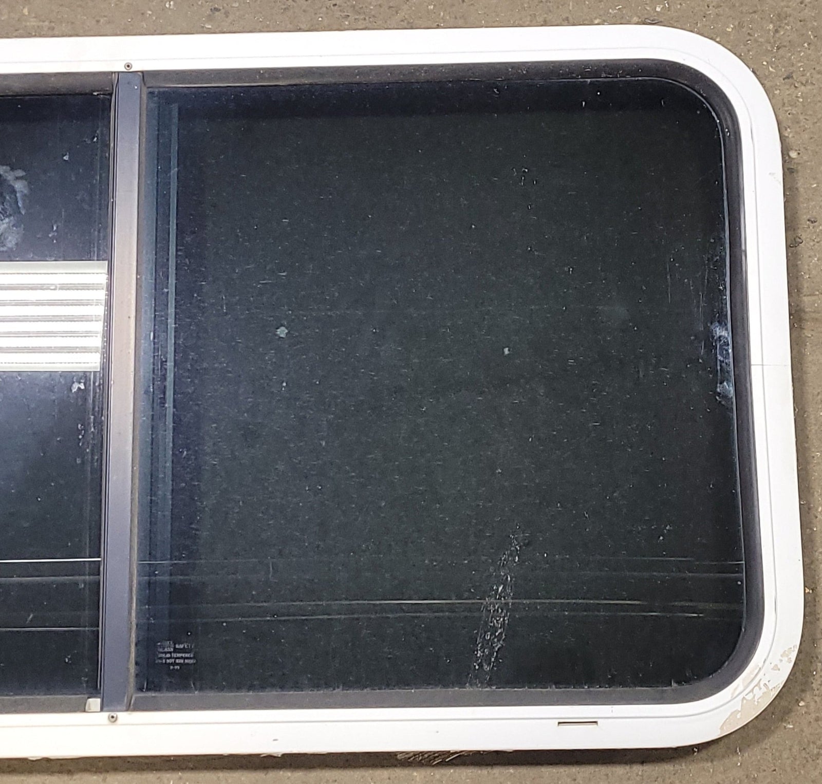 Used White Radius Opening Window : 36 1/4