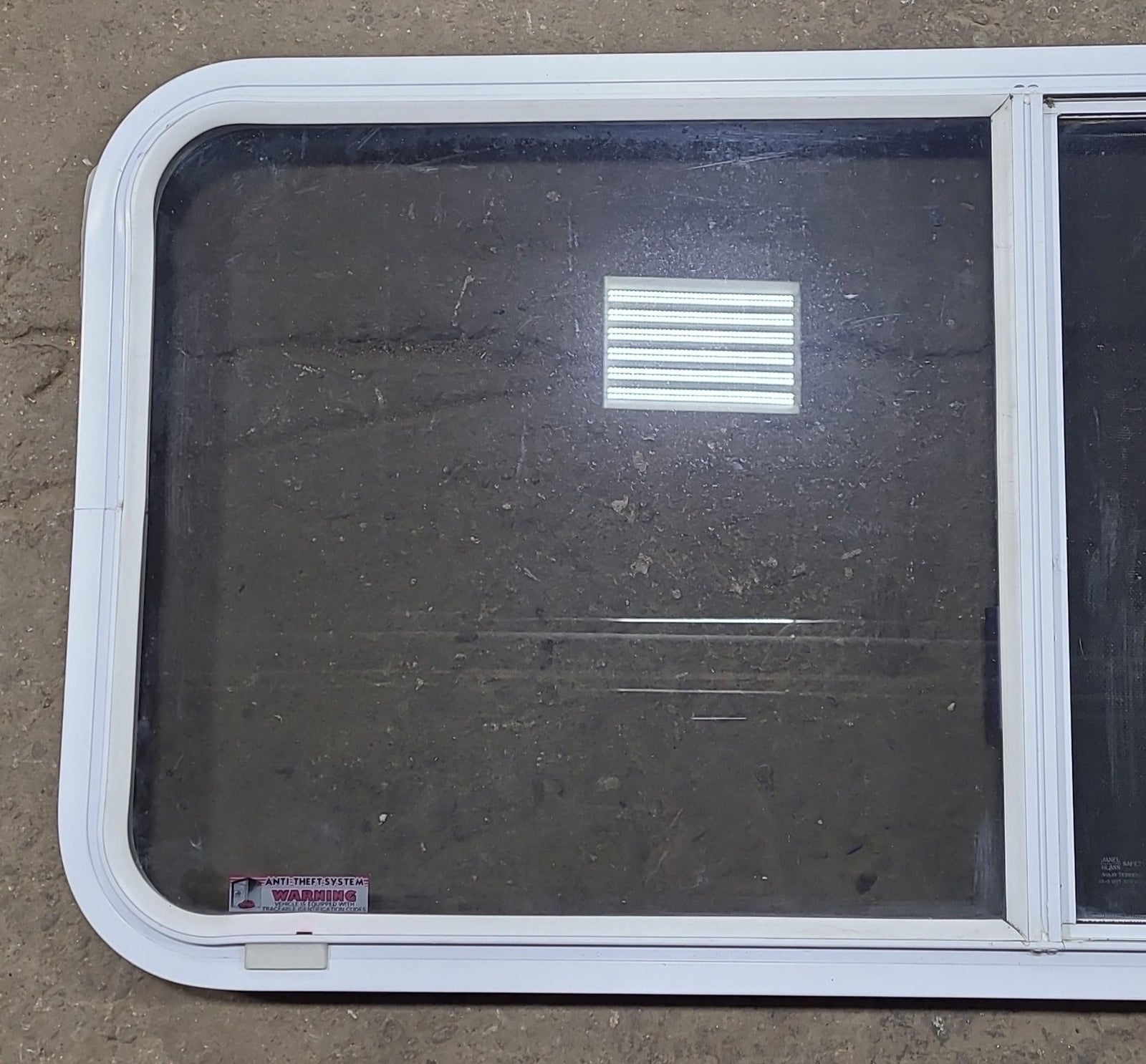 Used White Radius Opening Window : 45 1/4