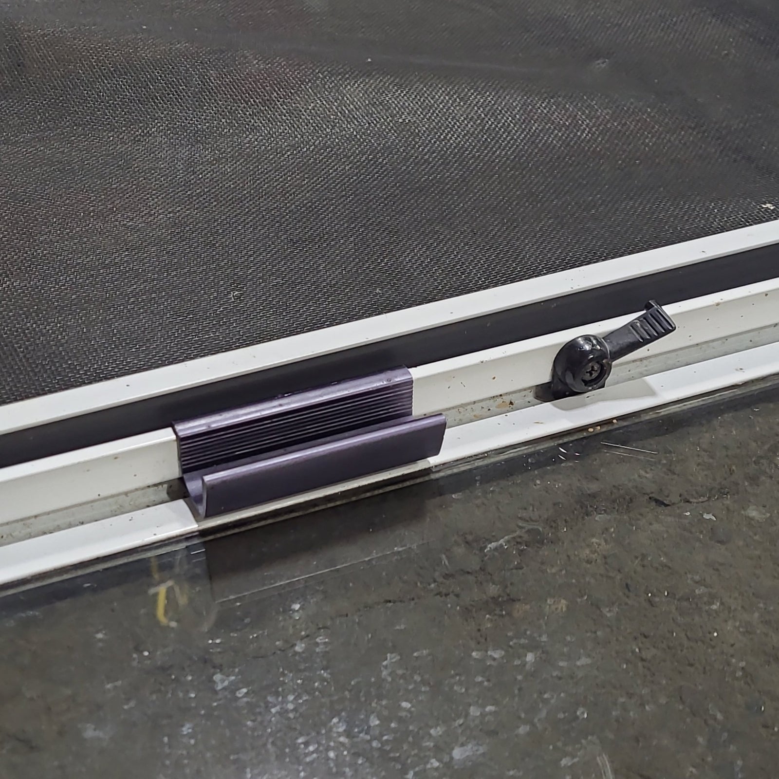 Used White Radius Opening Window : 45 1/4