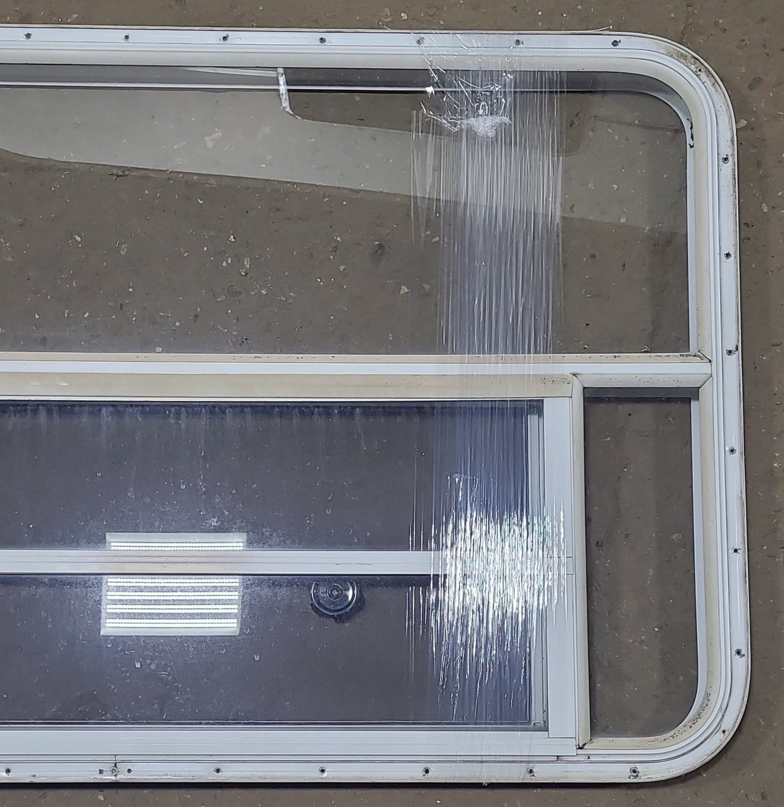 Used White Radius Opening Window : 47 3/4