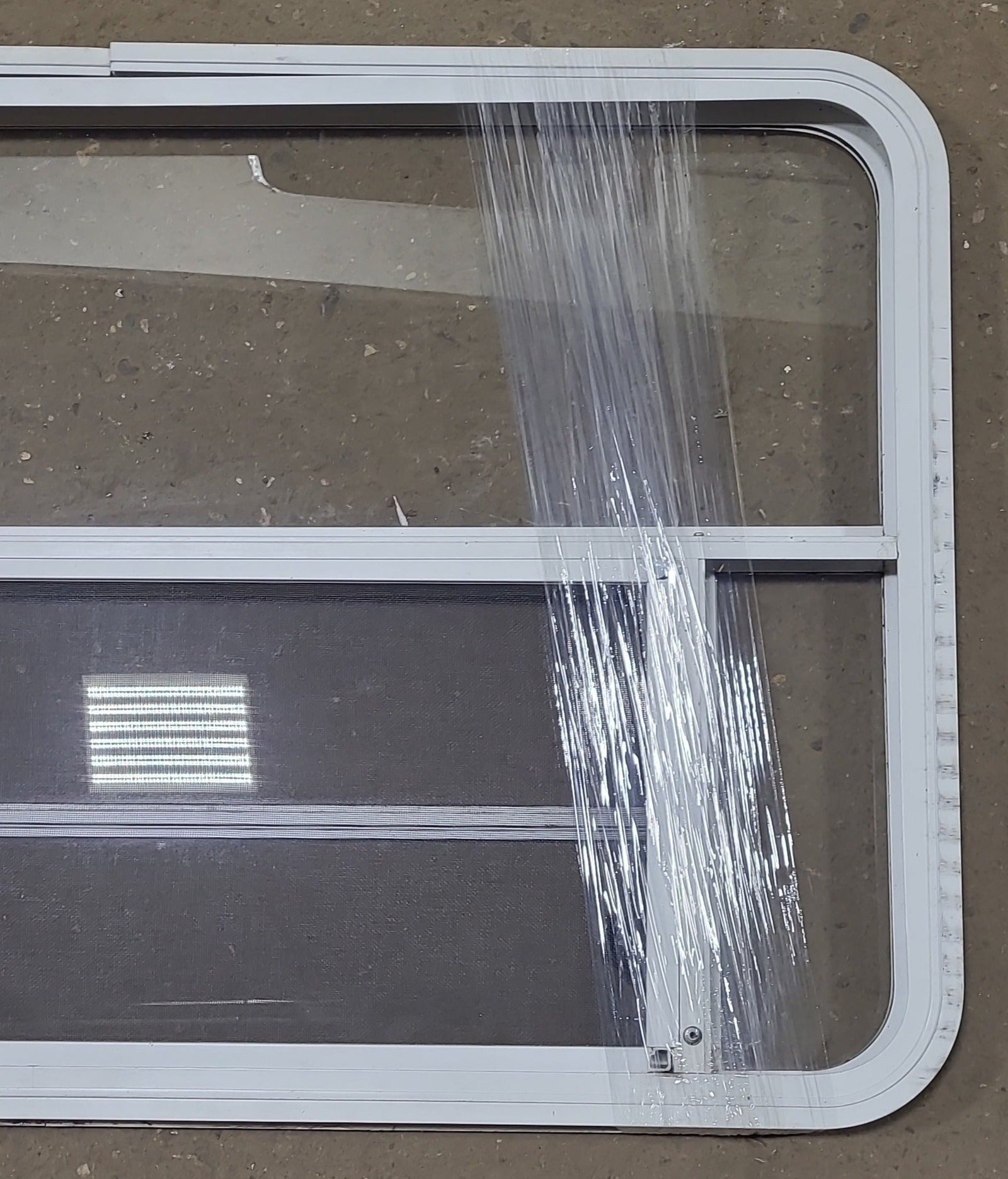 Used White Radius Opening Window : 47 3/4