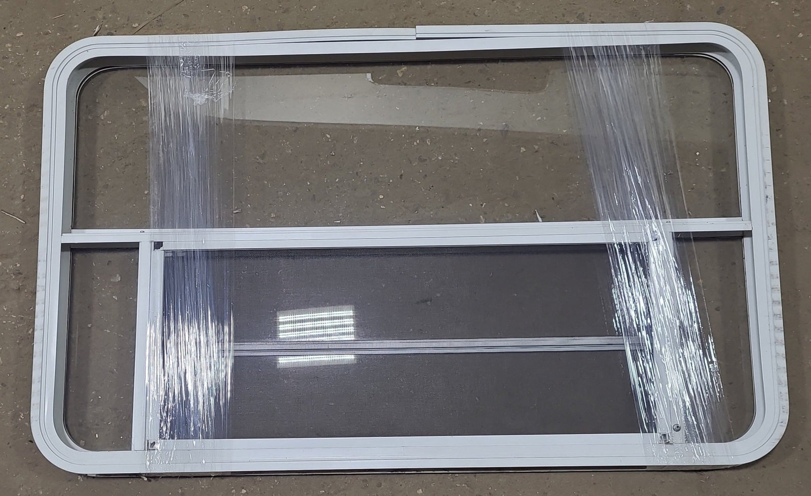 Used White Radius Opening Window : 47 3/4