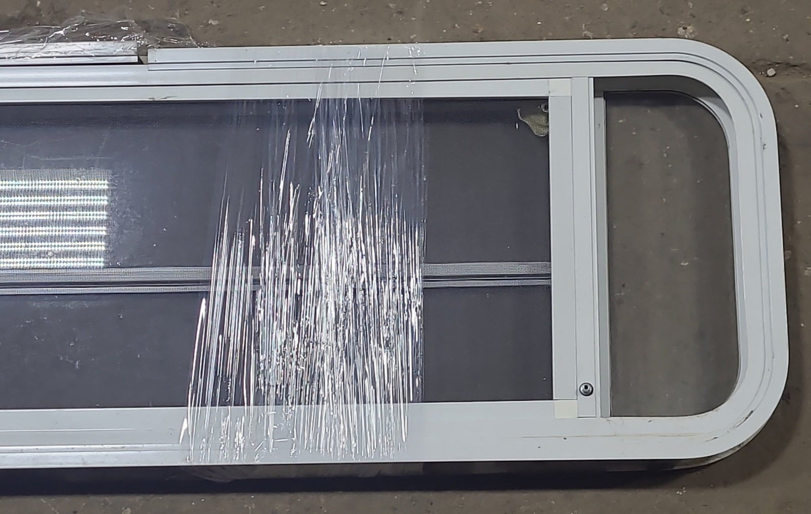 Used White Radius Opening Window : 48 1/2