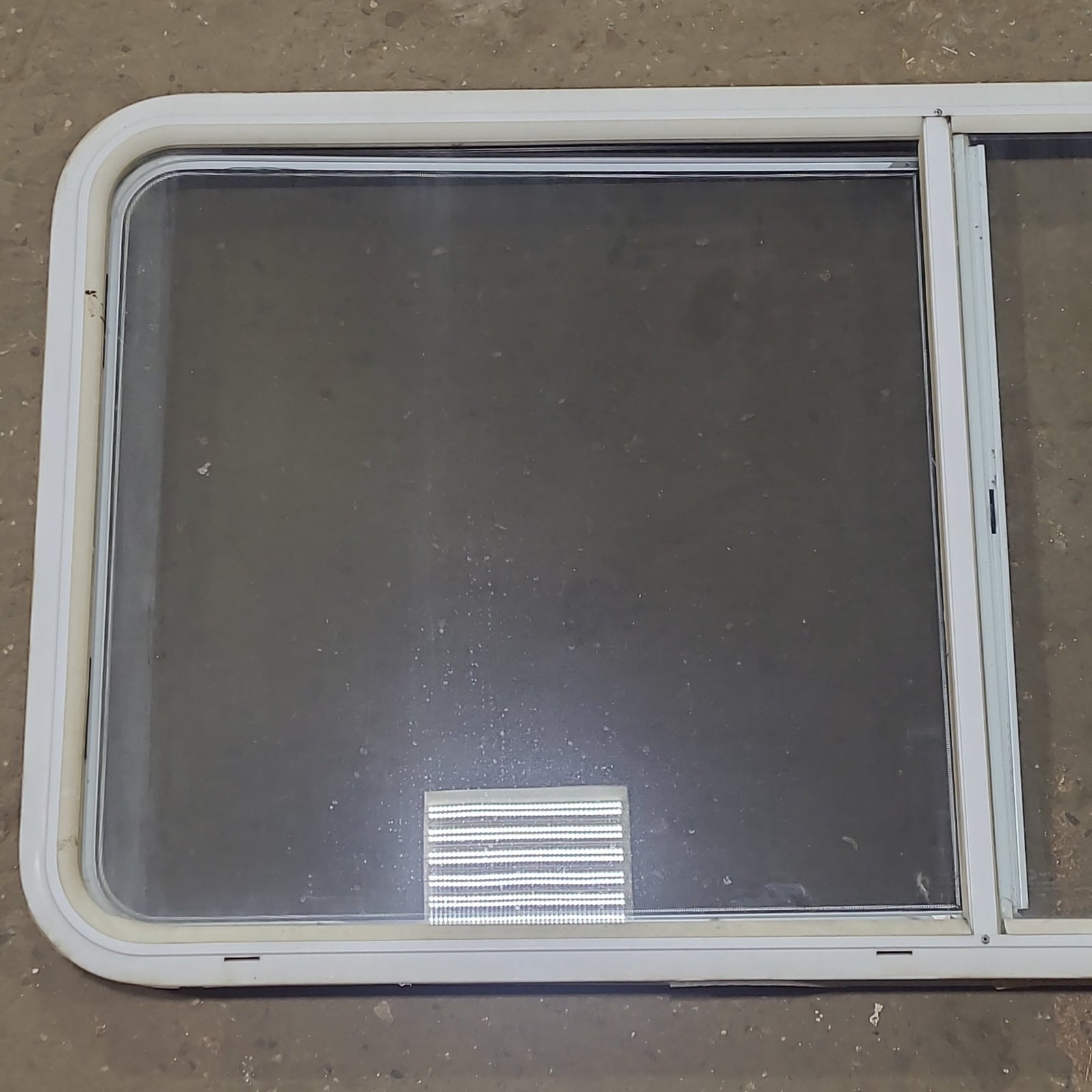 Used White Radius Opening Window : 54 1/4
