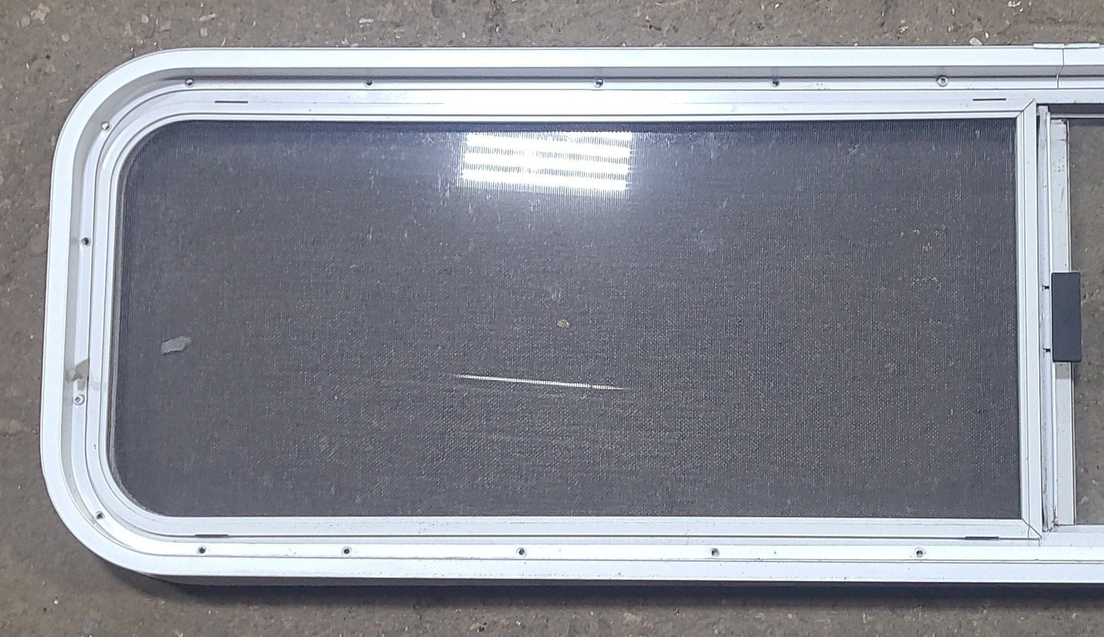 Used White Radius Opening Window : 59 1/4