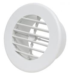 Valterra Heating/ Cooling Register - Round White - A10-3345VP - Young Farts RV Parts