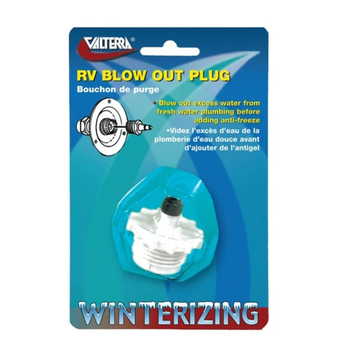 Valterra P23500VP Water System Blow Out Plug - Young Farts RV Parts