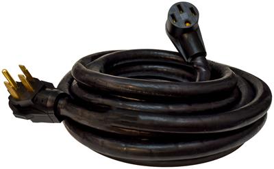 Valterra Power Cord - 50 Amp 25 Feet Black - A10-5025E - Young Farts RV Parts