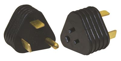 Valterra Power Cord Adapter 30 Amp Male x 15 Amp Female - A10-3015A - Young Farts RV Parts