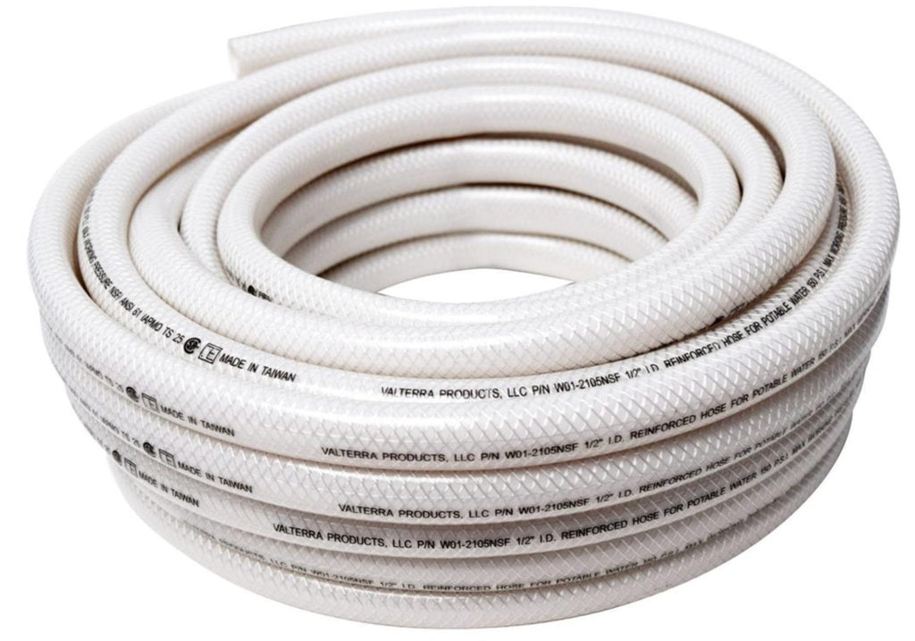 Valterra W01-1800 1/2" Flexible Reinforced Vinyl Hose/Tubing, 50' - Young Farts RV Parts