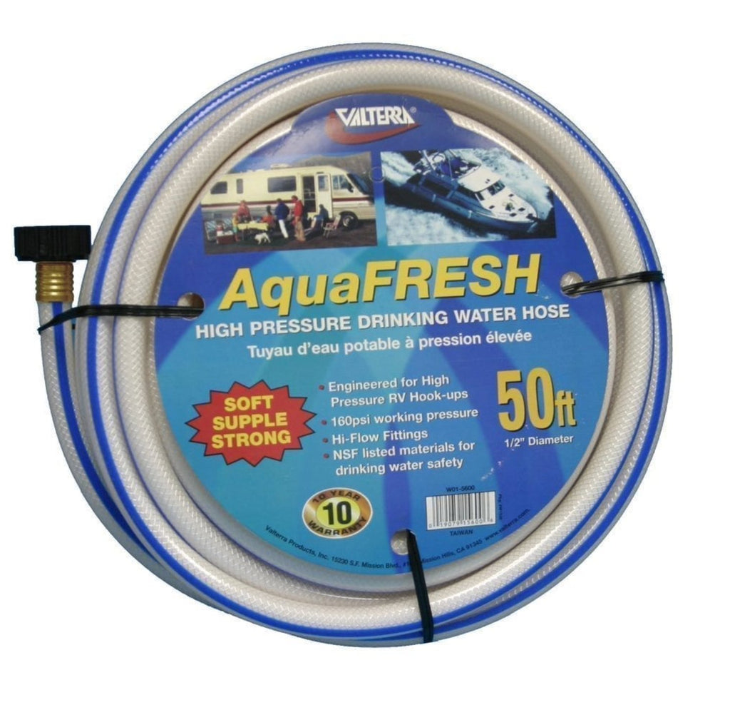 Valterra W01-5600 Fresh Water Hose, 50' - Young Farts RV Parts