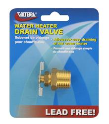 Valterra Water Heater 1/2" NPT Drain Valve A10-4003VP - Young Farts RV Parts