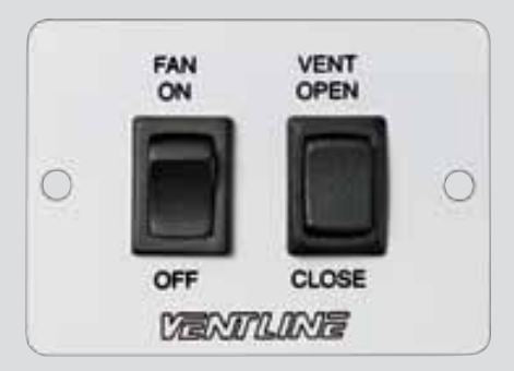 ventline/dex VC053303A *SPECIAL ORDER* WALL MNT REMOTE SWITCH WH - Young Farts RV Parts