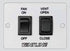 ventline/dex VC053303A *SPECIAL ORDER* WALL MNT REMOTE SWITCH WH - Young Farts RV Parts