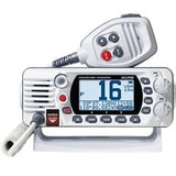 VHF Radio Standard Horizon GX1400W Eclipse; Fixed Mount; United States/ Canadian/ International Channels; 25 Watts; NOAA Weather Channels With Alert; Without GPS Capability; High Resolution Dot Matrix LCD Display; White; Class D DSC With Separate Receiver