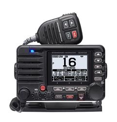 VHF Radio Standard Horizon GX6000 Quantum; Fixed Mount; 25 Watts; NOAA Weather Channels With Alert; With GPS Capability; Public Address Capable; Large LCD Graphic Display; Black; Plug And Play NMEA 2000 Interface; AIS Receiver; 2-Zone 25 Watt Hailer With - Young Farts RV Parts