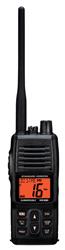 VHF Radio Standard Horizon HX380 HX380; Handheld; United States/ Canadian/ International Channels; 5 Watts; NOAA Weather Channels With Alert; Without GPS Capability; Oversized LCD Display; Black; Commercial Grade; Submersible IPX7 Waterproof Rating; 40 Pr - Young Farts RV Parts