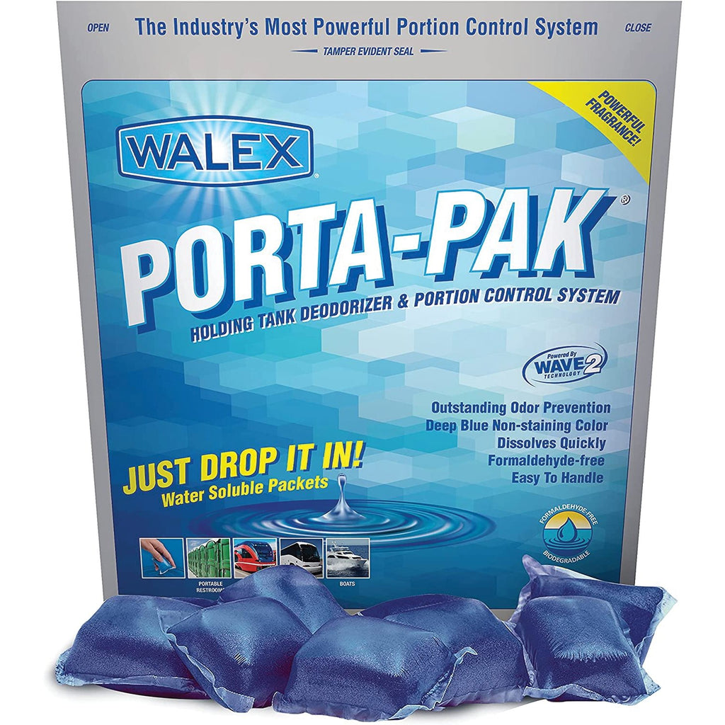 Walex PPSGB - Bio-Pak Natural Enzyme Holding Tank Deodorizer & Waste Digester (50-pack) - Young Farts RV Parts