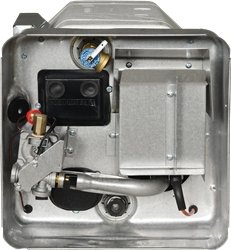 Water Heater Suburban Mfg 5143A Gas-Electric, Model Number SW10DE, 10 Gallon Tank, Direct Spark Ignition, 1440 Watt, 12000 BTU, 16.22" Height x 16.22" Width x 20.5" Depth Overall Dimensions/ 16.38" Height x 16.38" Width x 20.5" Depth Cutout Dimensions, 47 - Young Farts RV Parts