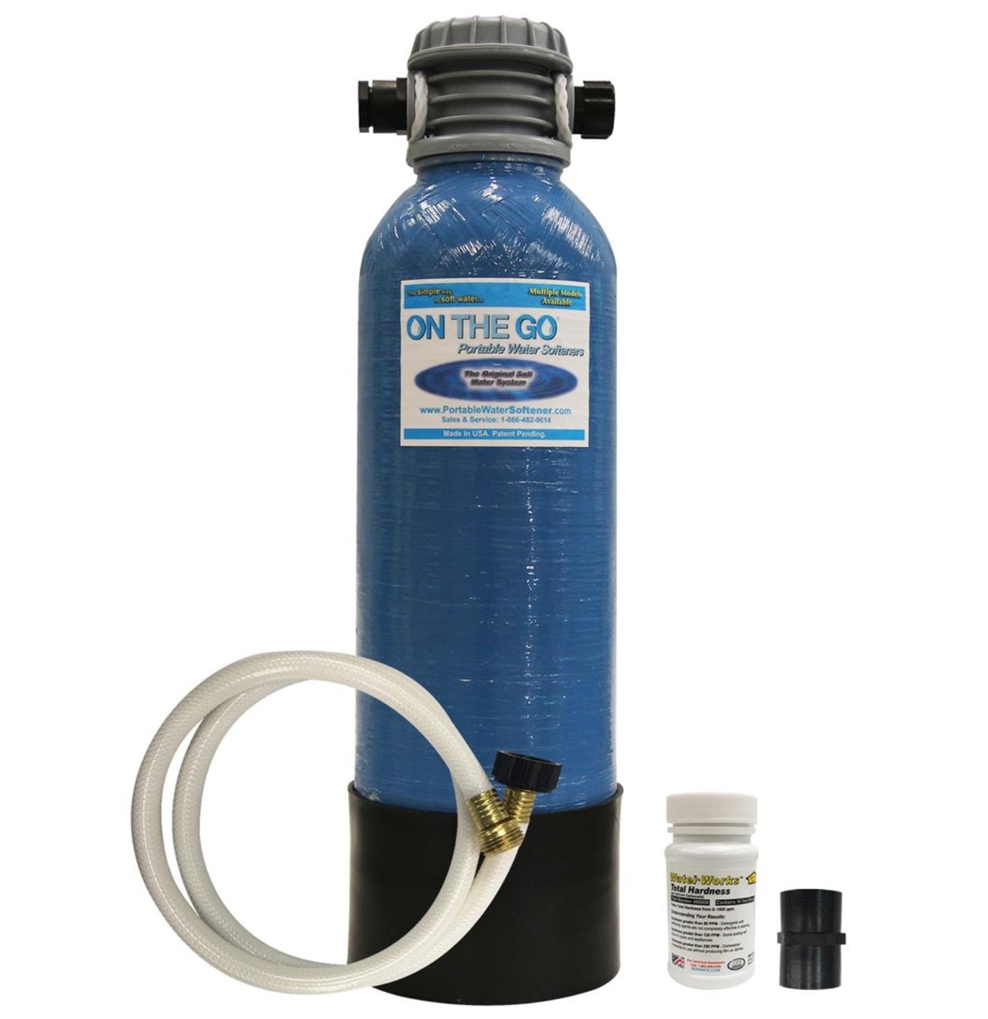 Water Softener On The Go OTG3-NTP-3M Single Tank, Portable, 8000 Grain Capacity, 6-3/4