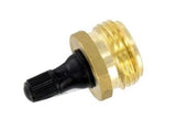 Water System Blow Out Plug Valterra P23518LFVP Attaches To Fresh Water Inlet, Lead Free Brass, Single