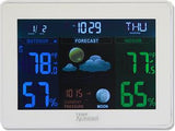 Weather Station Minder Research TM22253VP TempMinder ®, Used For General Observation, Digital Readout, Supports 3 Channel, Reads Indoor And Outdoor Temperature And Humidity Measurement, Table Top