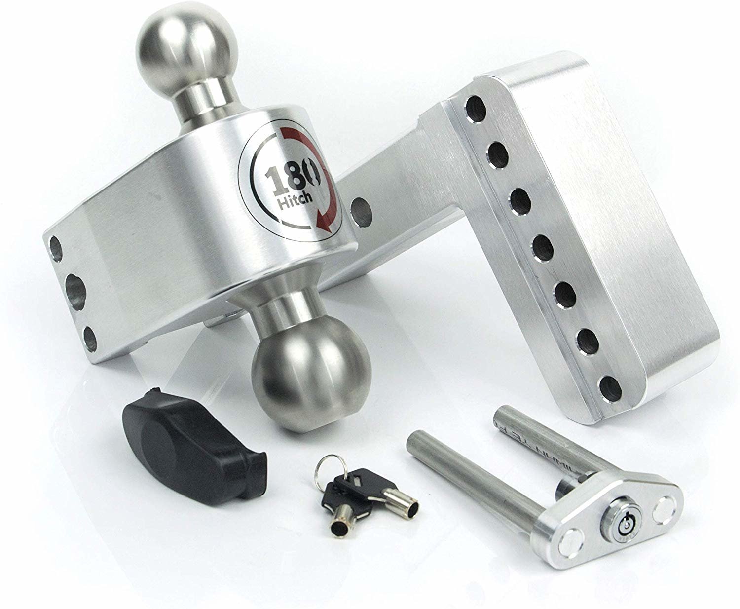 Weigh Safe LTB4-2 - Turnover Ball 4" Drop Hitch with 2" Shank - Young Farts RV Parts