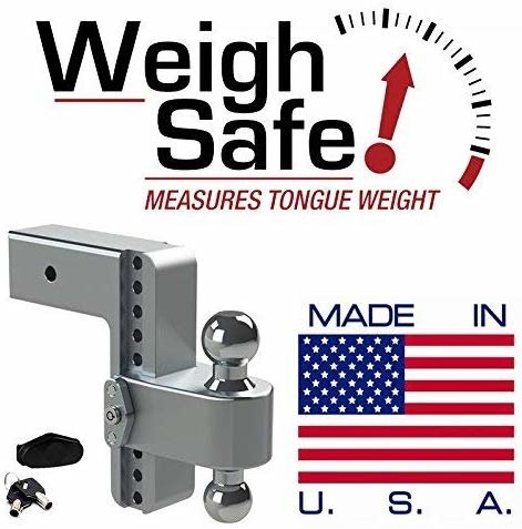 Weigh Safe LTB8-2 - Turnover Ball 8" Drop Hitch with 2" Shank - Young Farts RV Parts