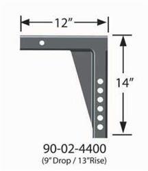Weight Distribution Hitch Shank Equal-i-zer 90-02-4400 2