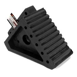 Wheel Chock Performance Tool W41001 Black, Solid Rubber - Young Farts RV Parts