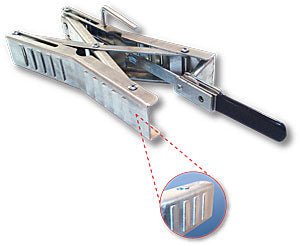 Wheel Chock Ultra-Fab Products 21-001080 Eliminates Front And Back Motion Of Tandem Axle Trailers And Fifth Wheel Trailers, Collapses To 4-1/4
