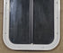 White Radius Non Opening Window : 15 1/4" W X 21 3/4" H X 1 3/4" D - Young Farts RV Parts