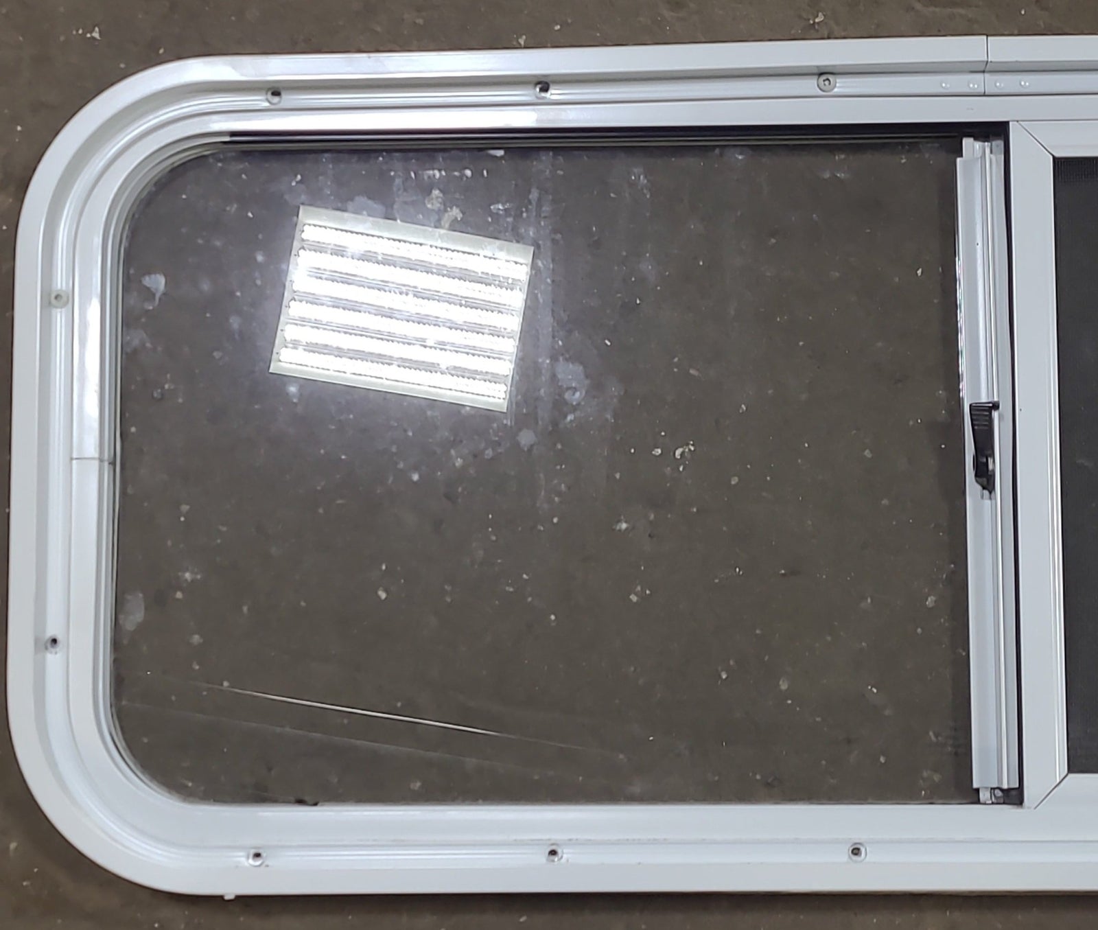 White Radius Opening Window : 36 1/4