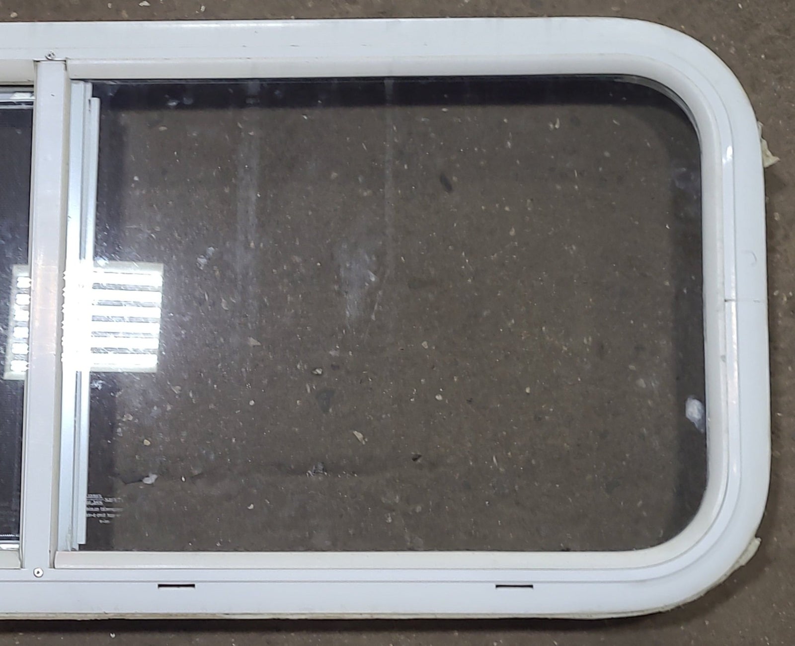 White Radius Opening Window : 36 1/4