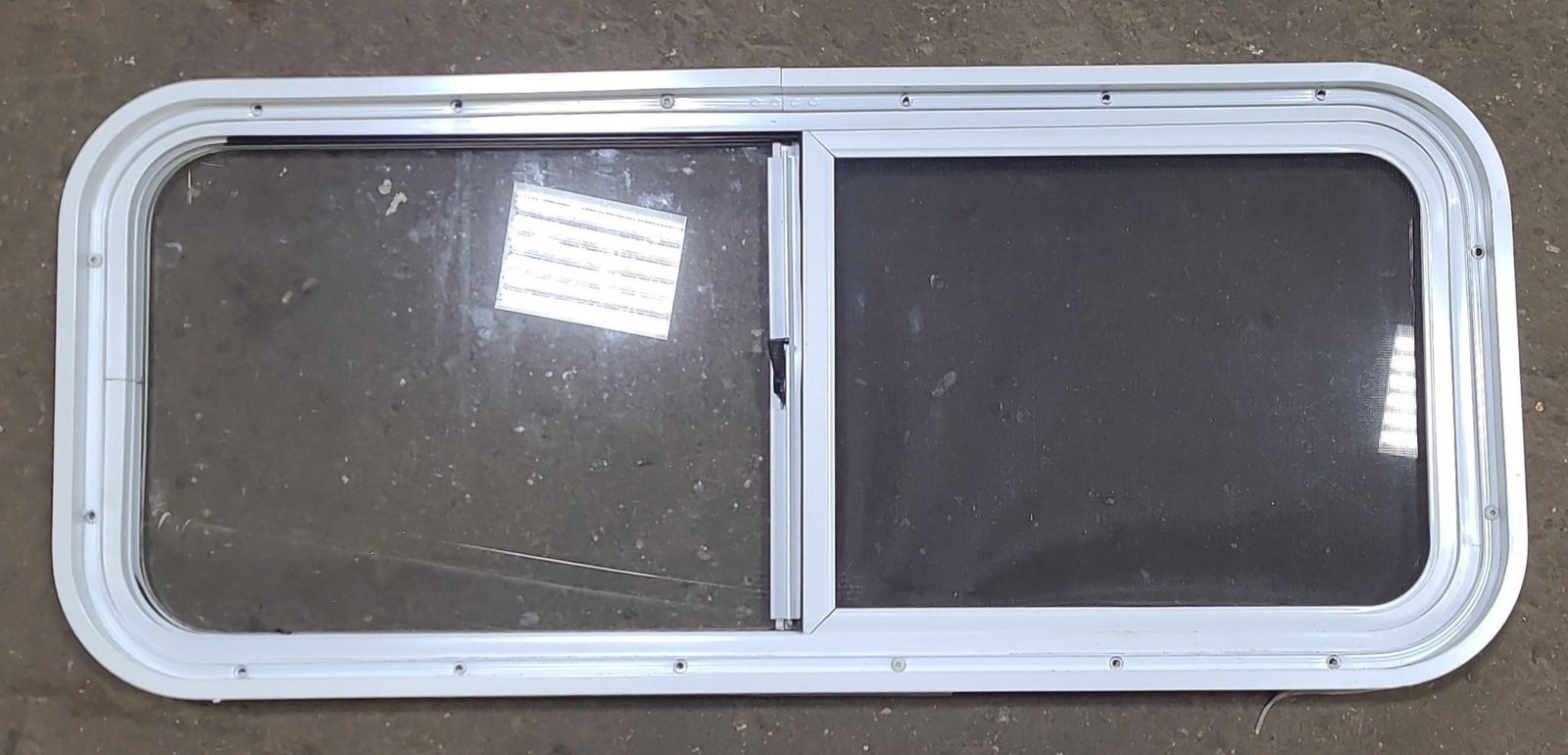 White Radius Opening Window : 36 1/4