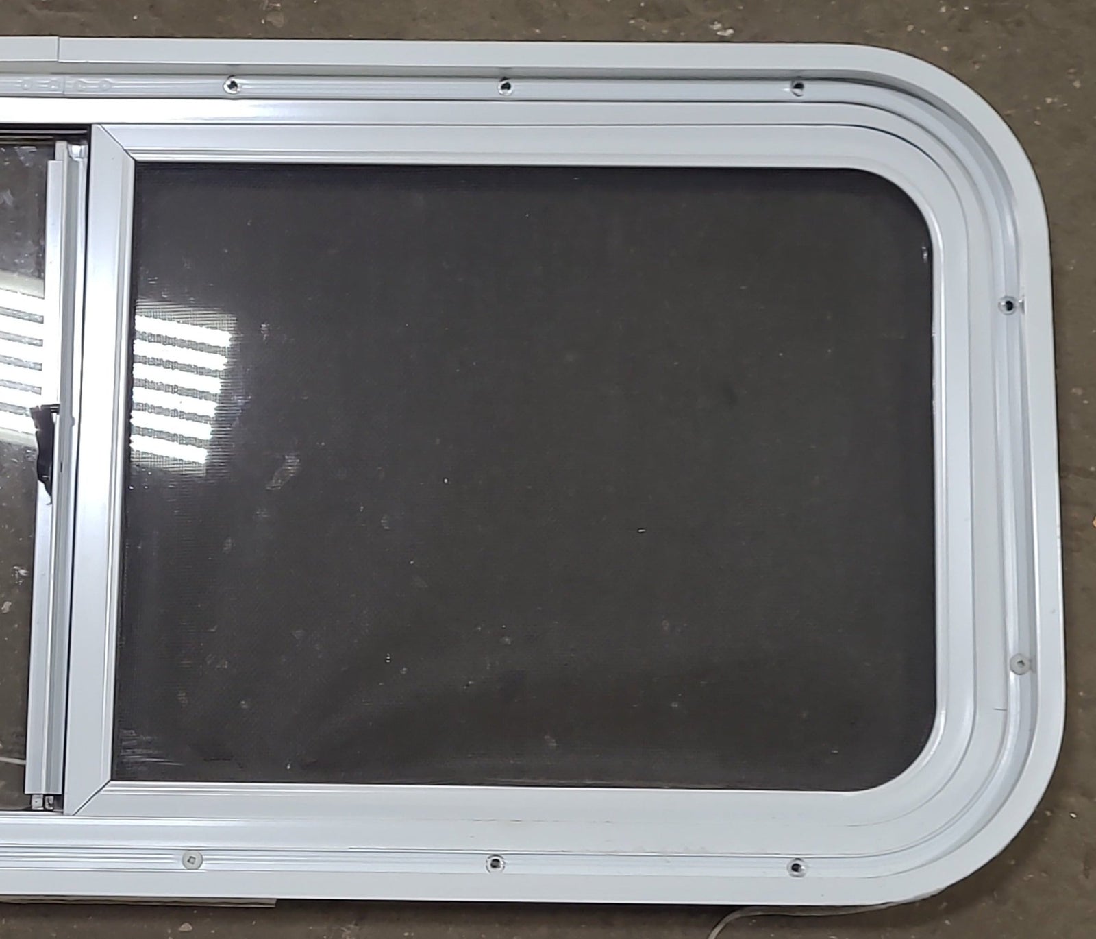 White Radius Opening Window : 36 1/4