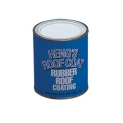 white | Roof Coating Heng's Industries 16-46032 Use Over Rubber Roofs/ At Seams/ Tears/ And To Seal Vents/ Air Conditioners, White - Young Farts RV Parts