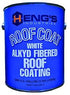 White | Roof Coating Heng's Industries 45640 Use To Protect Roofs Against All Weather Conditions, For Metal And Fiberglass Roofs, White - Young Farts RV Parts