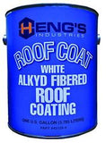 White - Roof Coating Heng's Industries 45640 Use To Protect Roofs Against All Weather Conditions, For Metal And Fiberglass Roofs, White