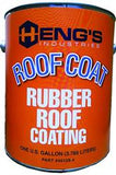 white - Roof Coating Heng's Industries 46032 Use To Seal Seams And Tears/ Seal Vents And Air Conditioners, For Rubber Roofs, Non-Polluting And Non-Toxic, White